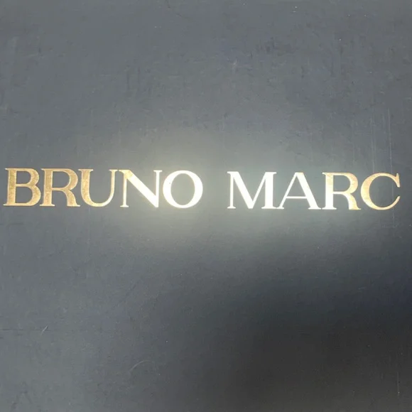 NWB Bruno Marc Men's Classic Black Oxfords - Picture 2 of 12